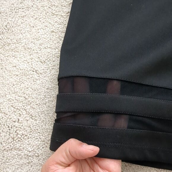 H&M Black Mesh Mini Dress Size S - Picture 2 of 7